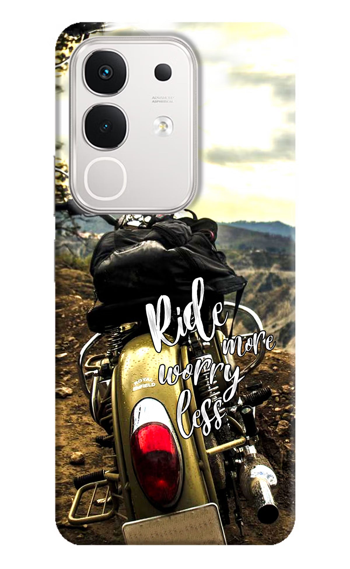 Ride More Worry Less iQOO Z10x 5G Hard Case Back Cover by Casekaro