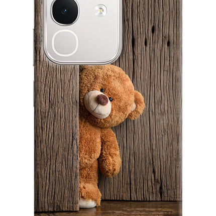 Teddy Wooden iQOO Z10x 5G Hard Case Back Cover by Casekaro