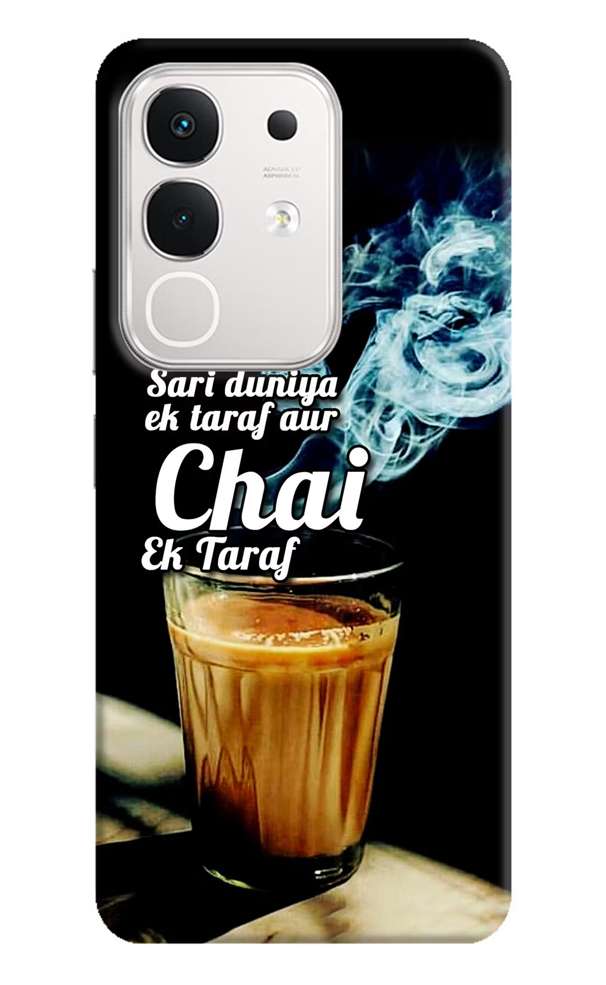 Chai Ek Taraf Quote iQOO Z10x 5G Hard Case Back Cover by Casekaro