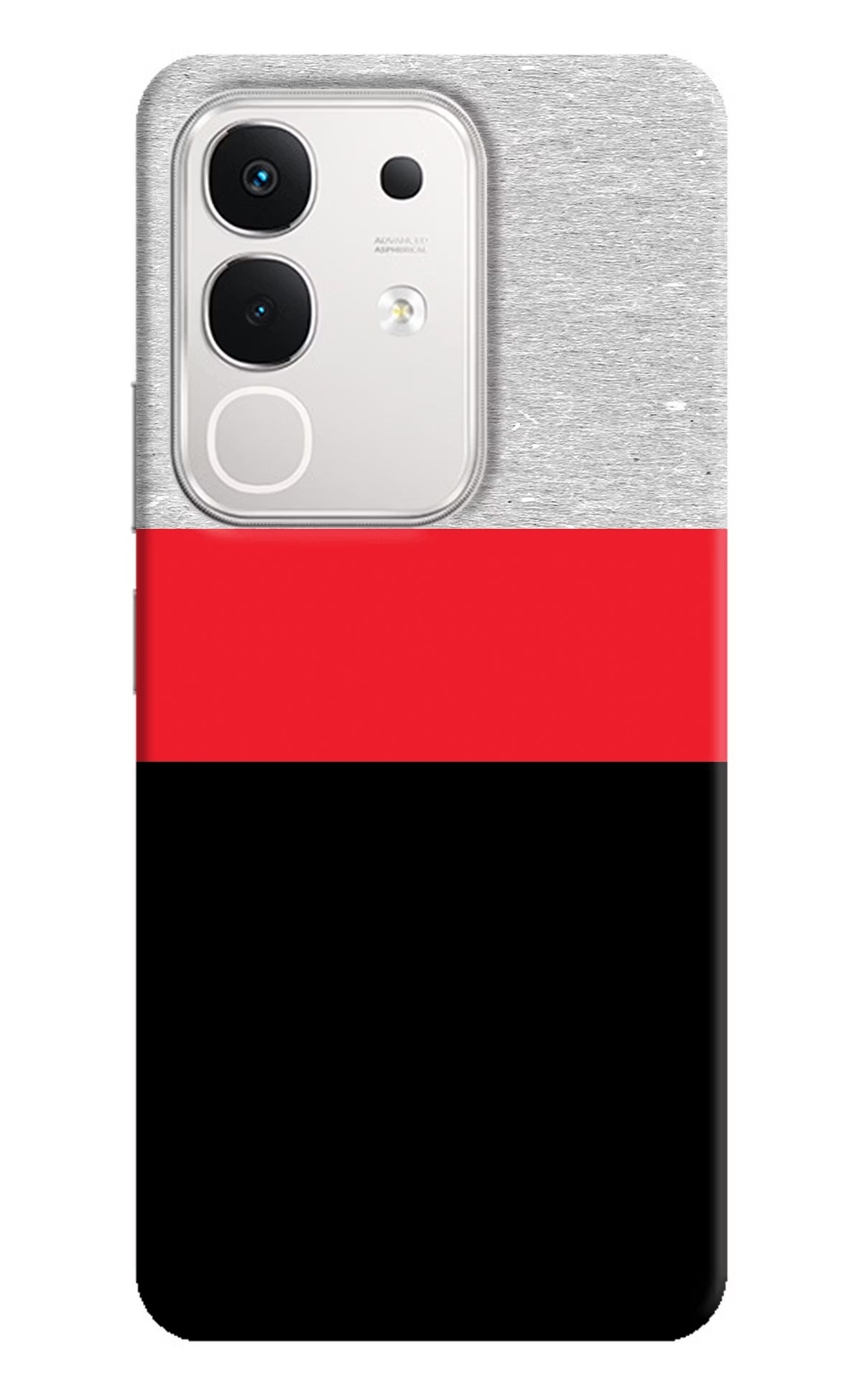 Tri Color Pattern iQOO Z10x 5G Hard Case Back Cover by Casekaro