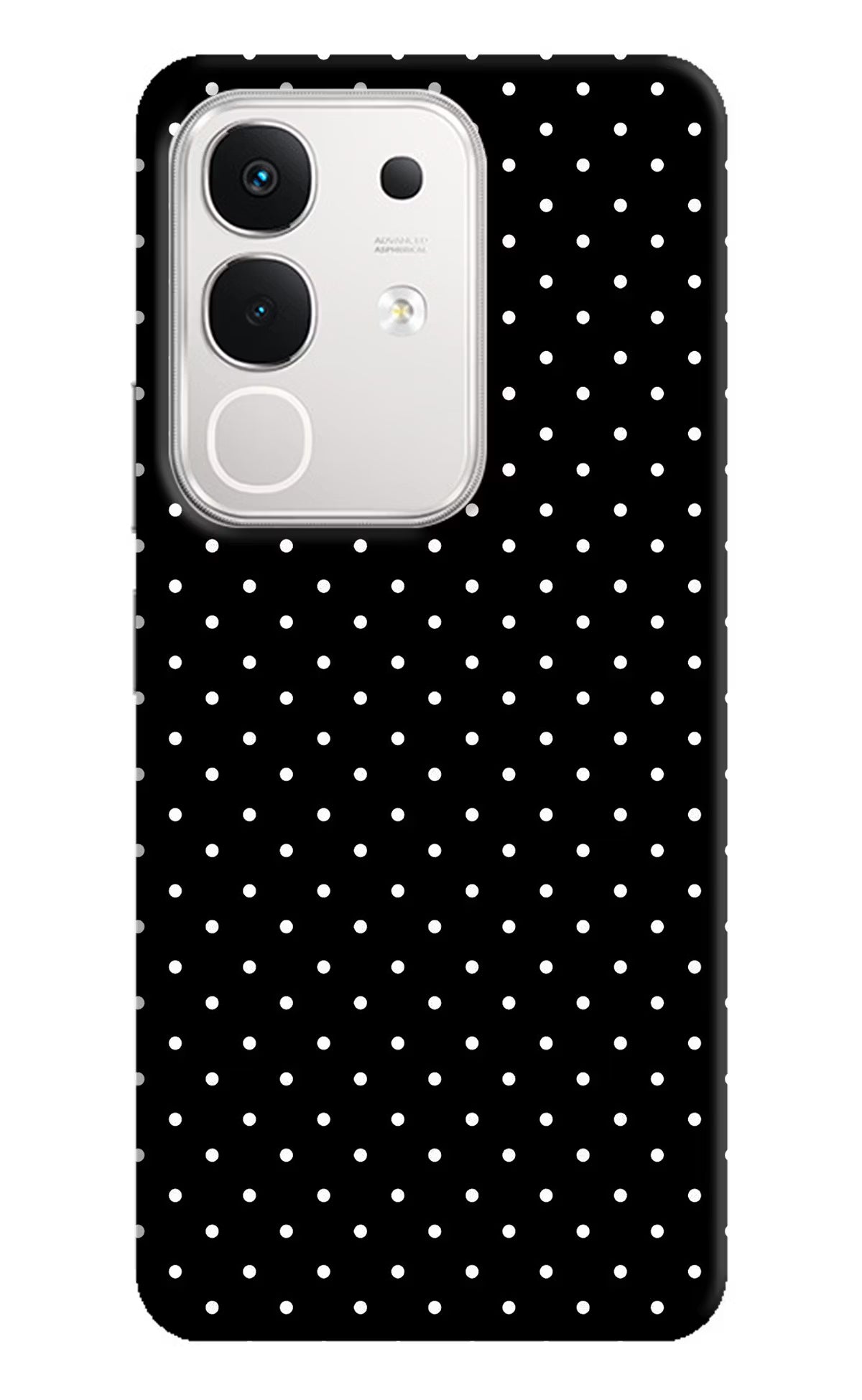White Dots iQOO Z10x 5G Hard Case Back Cover by Casekaro