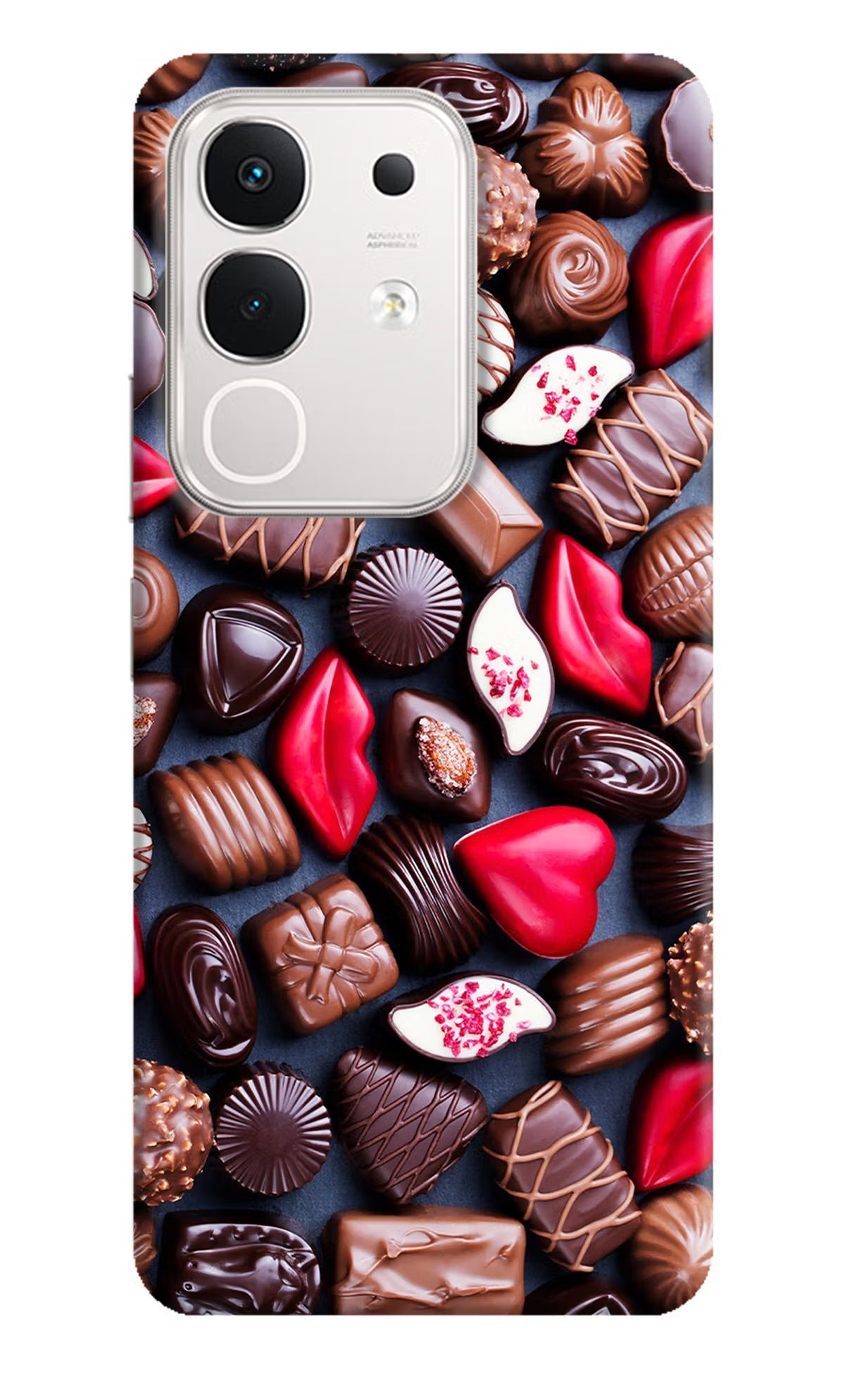Chocolates iQOO Z10x 5G Hard Case Back Cover by Casekaro