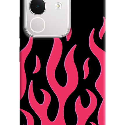 Fire Flames iQOO Z10x 5G Hard Case Back Cover by Casekaro