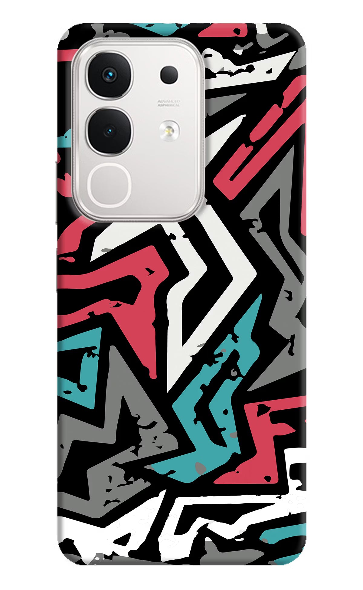 Geometric Graffiti iQOO Z10x 5G Hard Case Back Cover by Casekaro