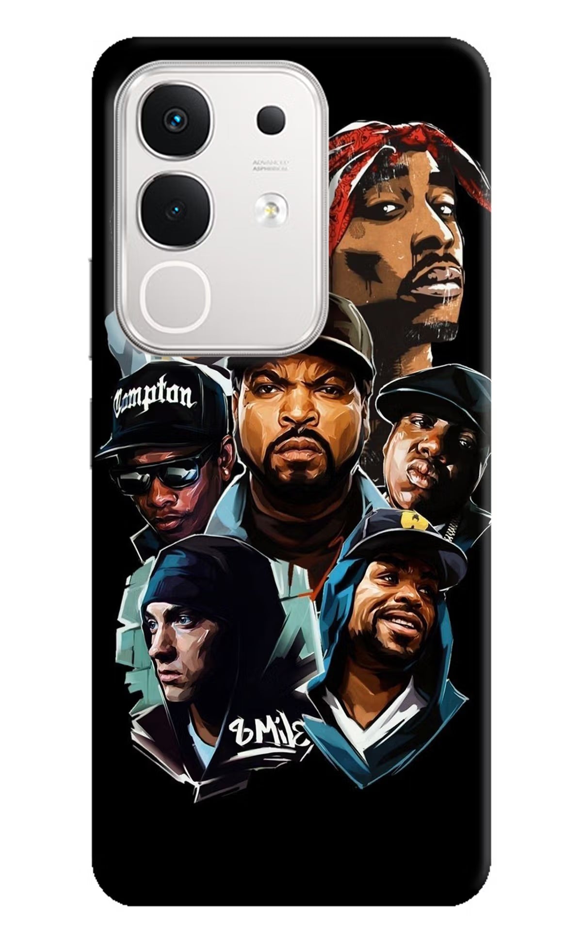 Rappers iQOO Z10x 5G Hard Case Back Cover by Casekaro