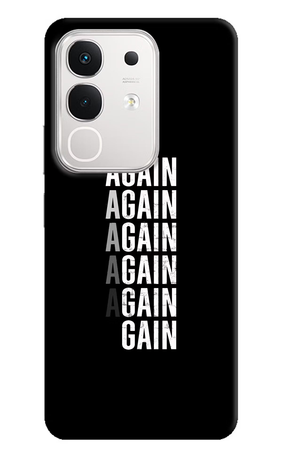 Again Again Gain iQOO Z10x 5G Hard Case Back Cover by Casekaro