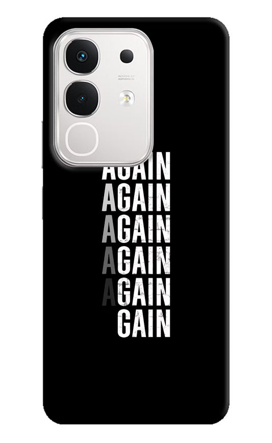 Again Again Gain iQOO Z10x 5G Hard Case Back Cover by Casekaro