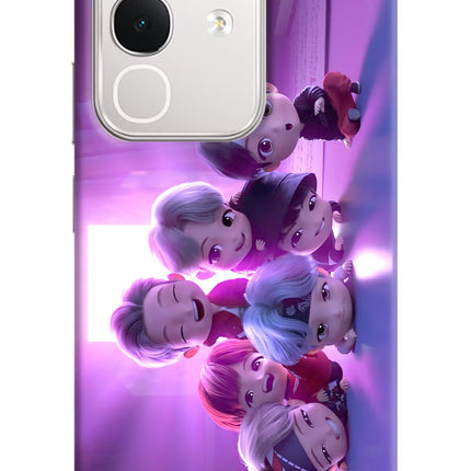 BTS Chibi iQOO Z10x 5G Hard Case Back Cover by Casekaro