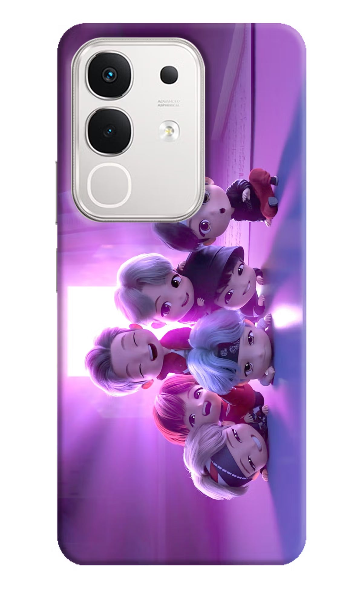 BTS Chibi iQOO Z10x 5G Hard Case Back Cover by Casekaro