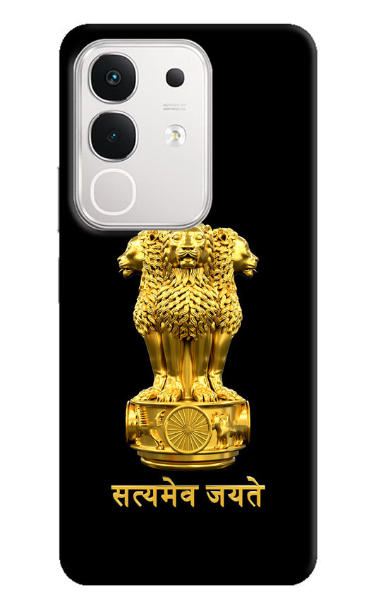 Satyamev Jayate Golden iQOO Z10x 5G Hard Case Back Cover by Casekaro