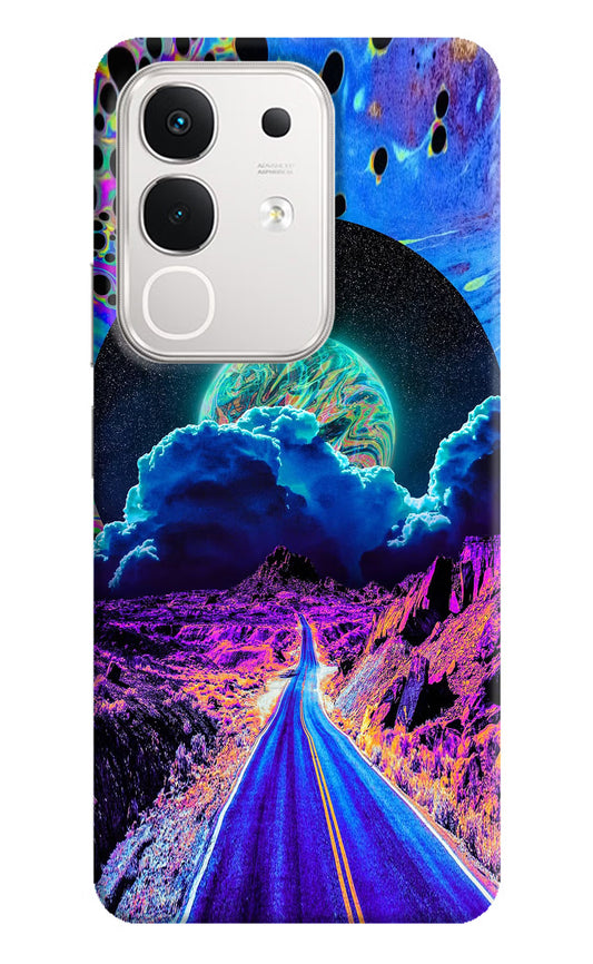 Psychedelic Painting iQOO Z10x 5G Hard Case Back Cover by Casekaro