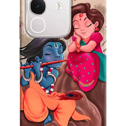 Radhe Krishna iQOO Z10x 5G Hard Case Back Cover by Casekaro