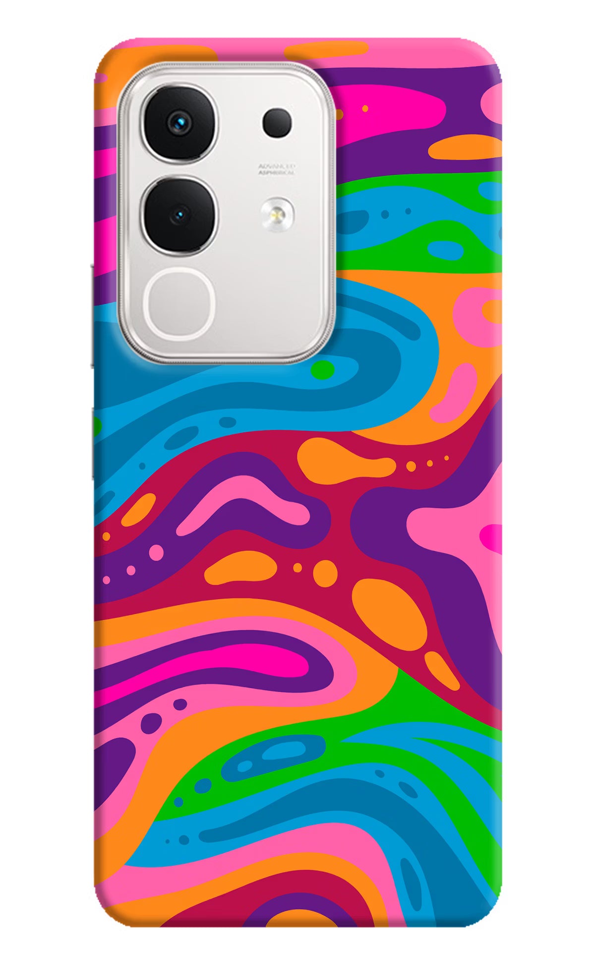 Trippy Pattern iQOO Z10x 5G Hard Case Back Cover by Casekaro