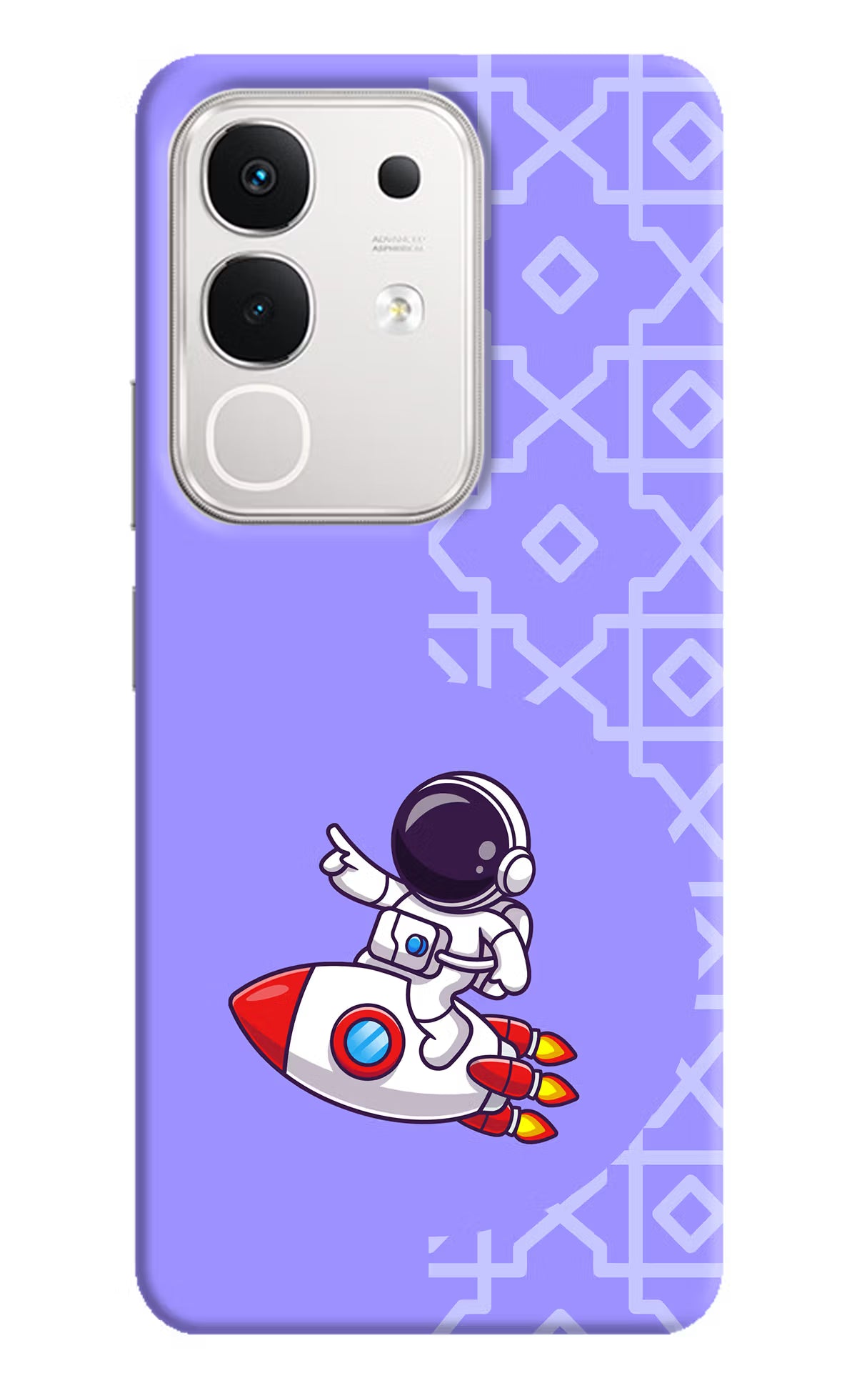 Cute Astronaut iQOO Z10x 5G Hard Case Back Cover by Casekaro