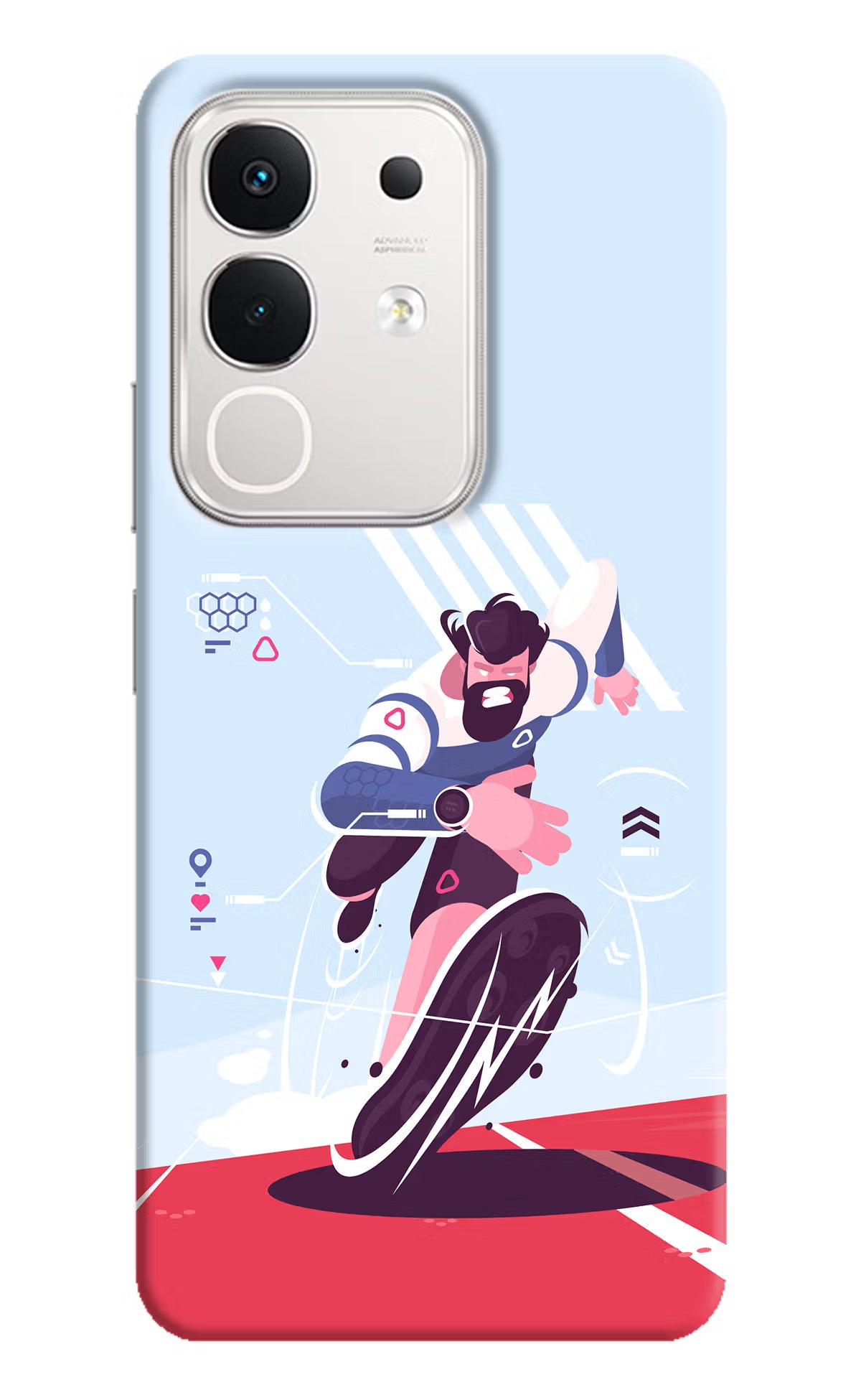 Run Pro iQOO Z10x 5G Hard Case Back Cover by Casekaro