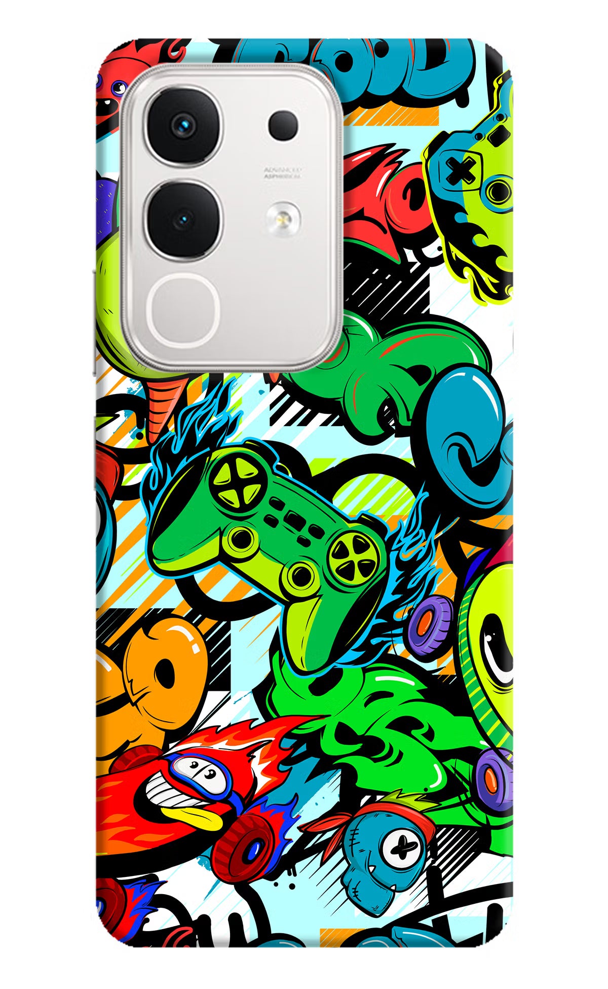 Game Doodle iQOO Z10x 5G Hard Case Back Cover by Casekaro