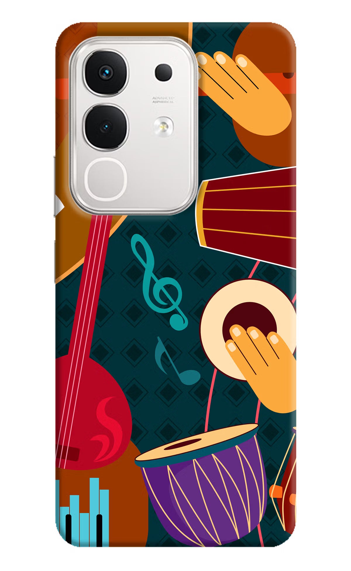 Music Instrument iQOO Z10x 5G Hard Case Back Cover by Casekaro