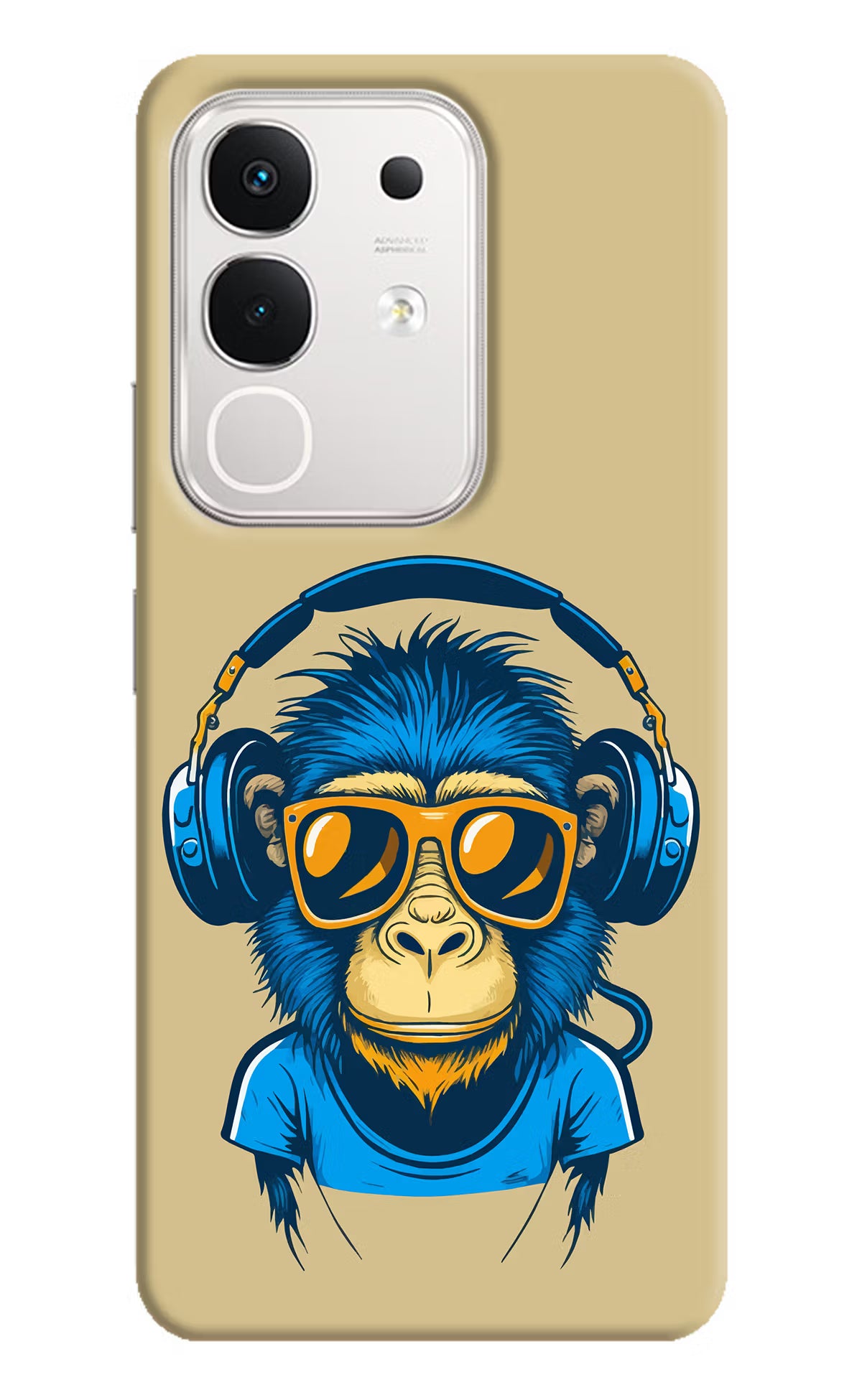 Monkey Headphone iQOO Z10x 5G Hard Case Back Cover by Casekaro