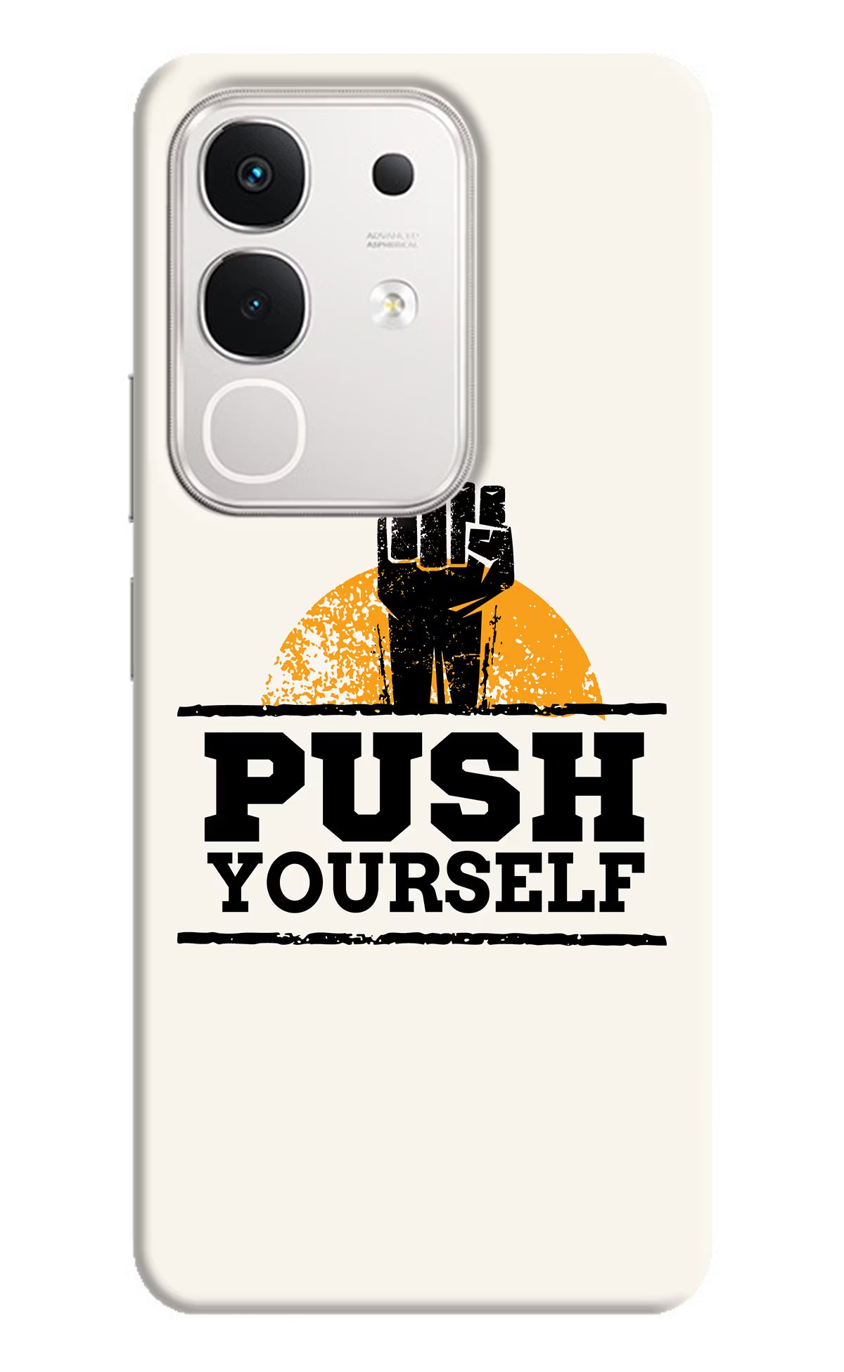 Push Yourself iQOO Z10x 5G Hard Case Back Cover by Casekaro