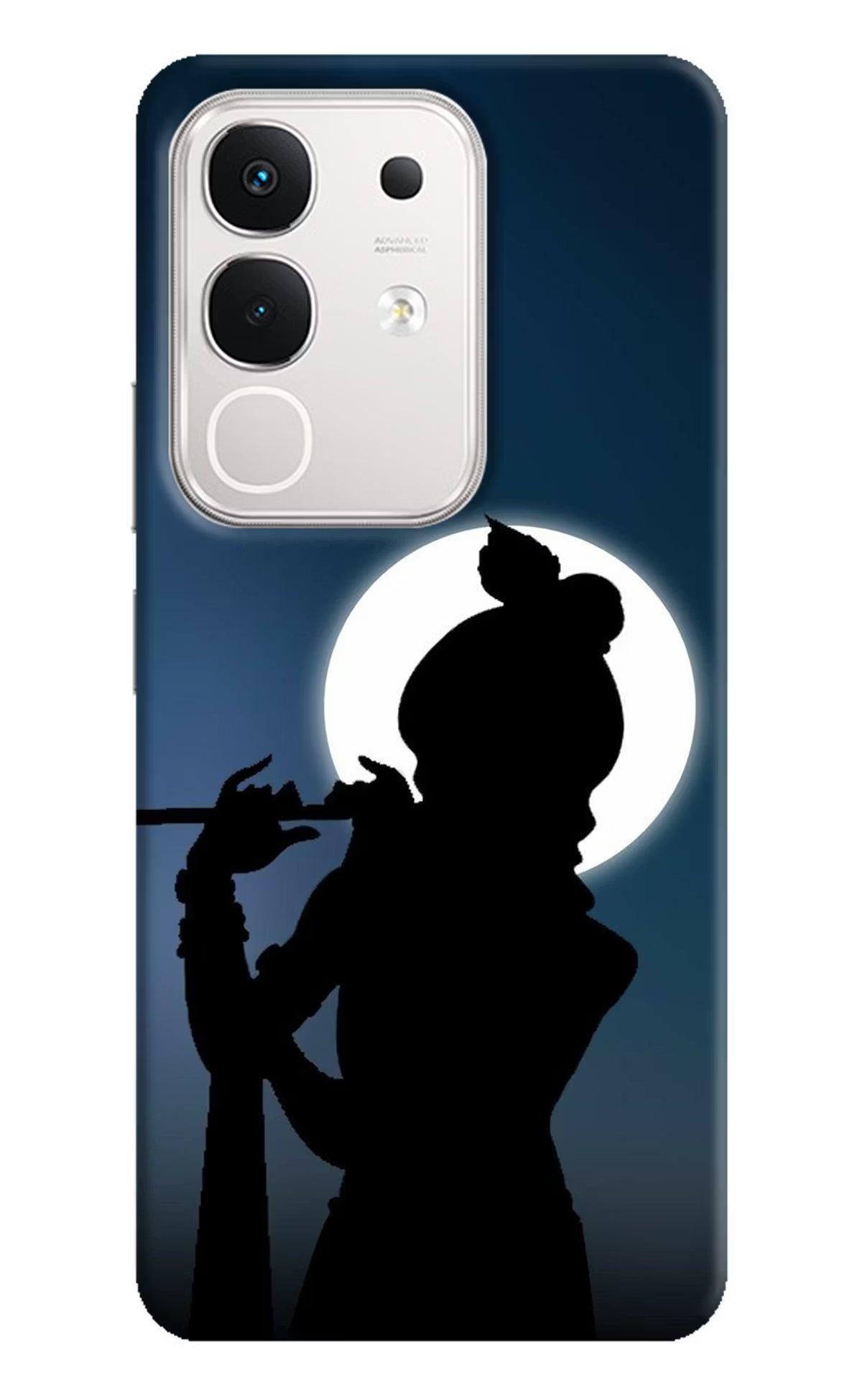 Shri Krishna Silhouette iQOO Z10x 5G Hard Case Back Cover by Casekaro