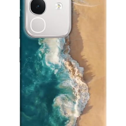 Ocean Beach iQOO Z10x 5G Hard Case Back Cover by Casekaro