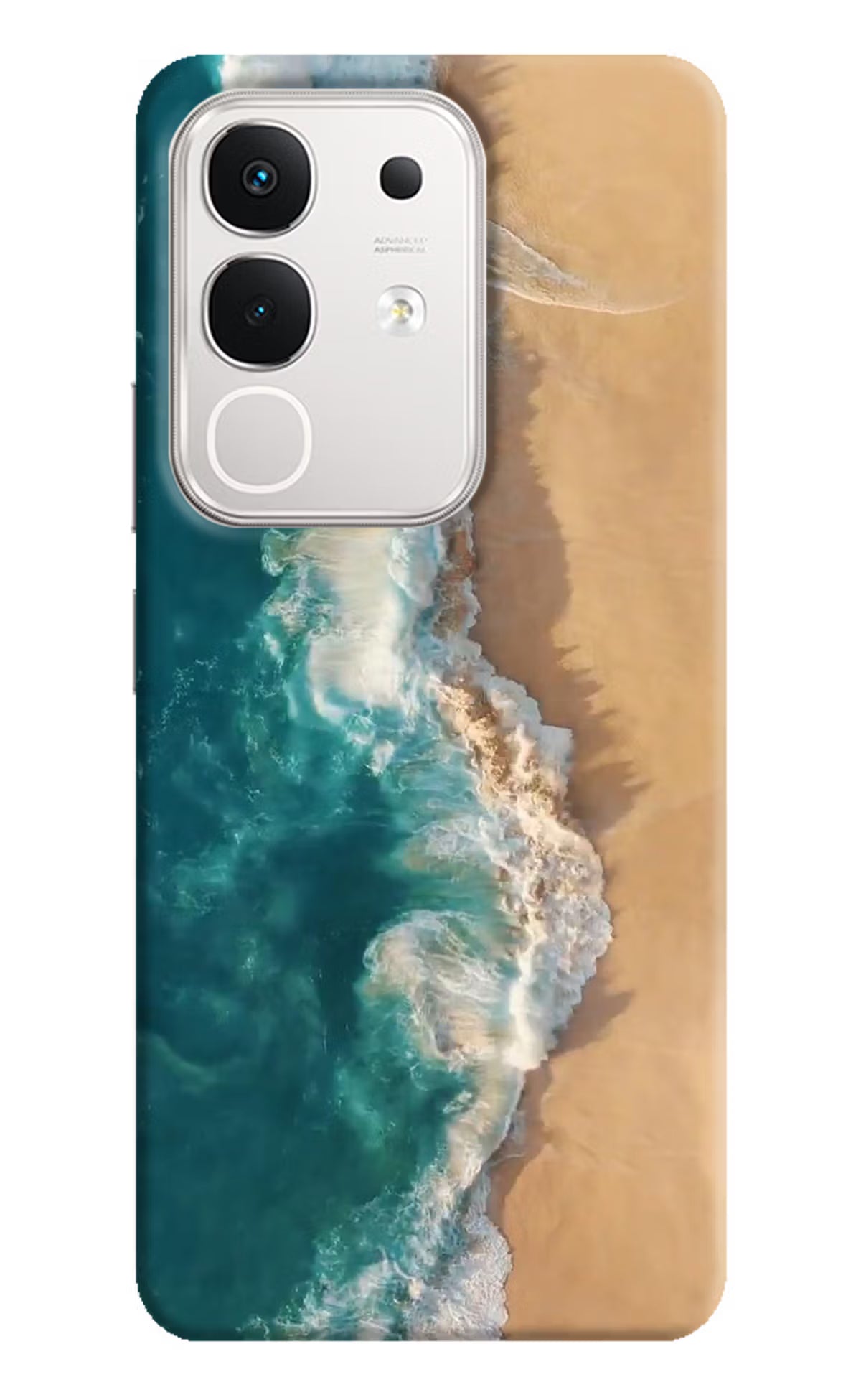 Ocean Beach iQOO Z10x 5G Hard Case Back Cover by Casekaro