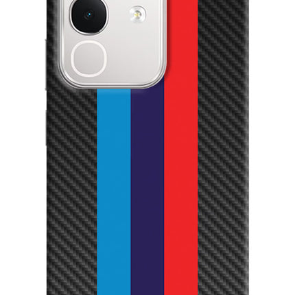 BMW Stripes Pattern iQOO Z10x 5G Hard Case Back Cover by Casekaro