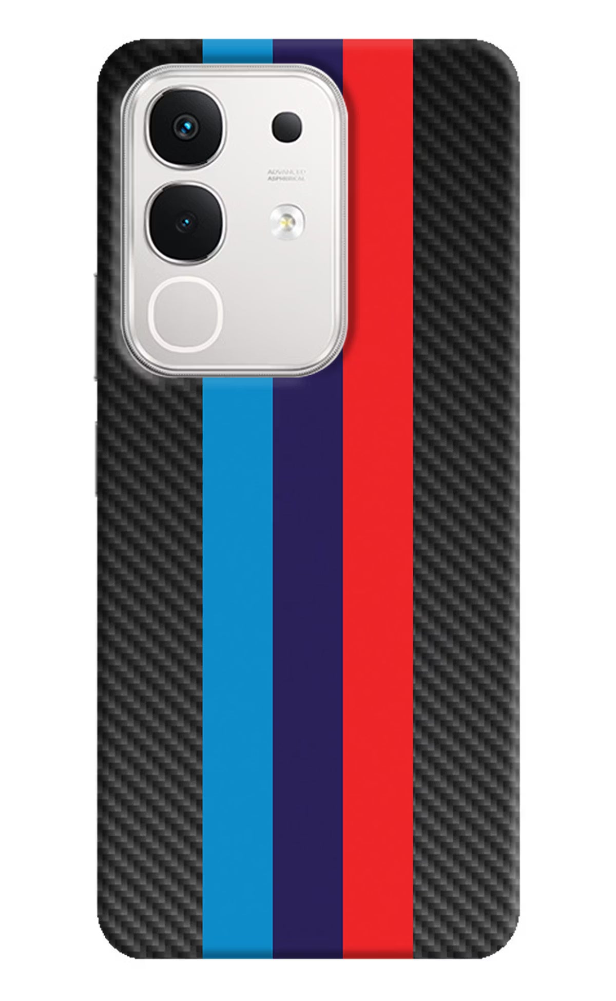 BMW Stripes Pattern iQOO Z10x 5G Hard Case Back Cover by Casekaro