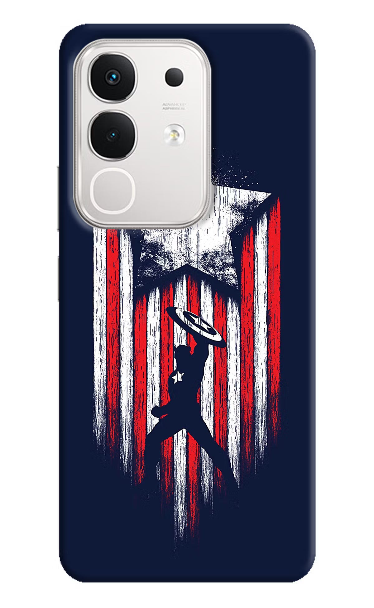 Captain America Marvel Art iQOO Z10x 5G Hard Case Back Cover by Casekaro