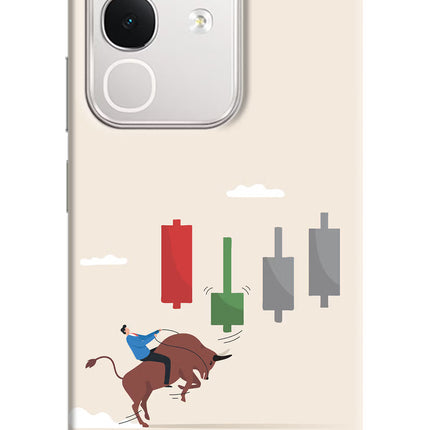 Bull Trading Momentum iQOO Z10x 5G Hard Case Back Cover by Casekaro
