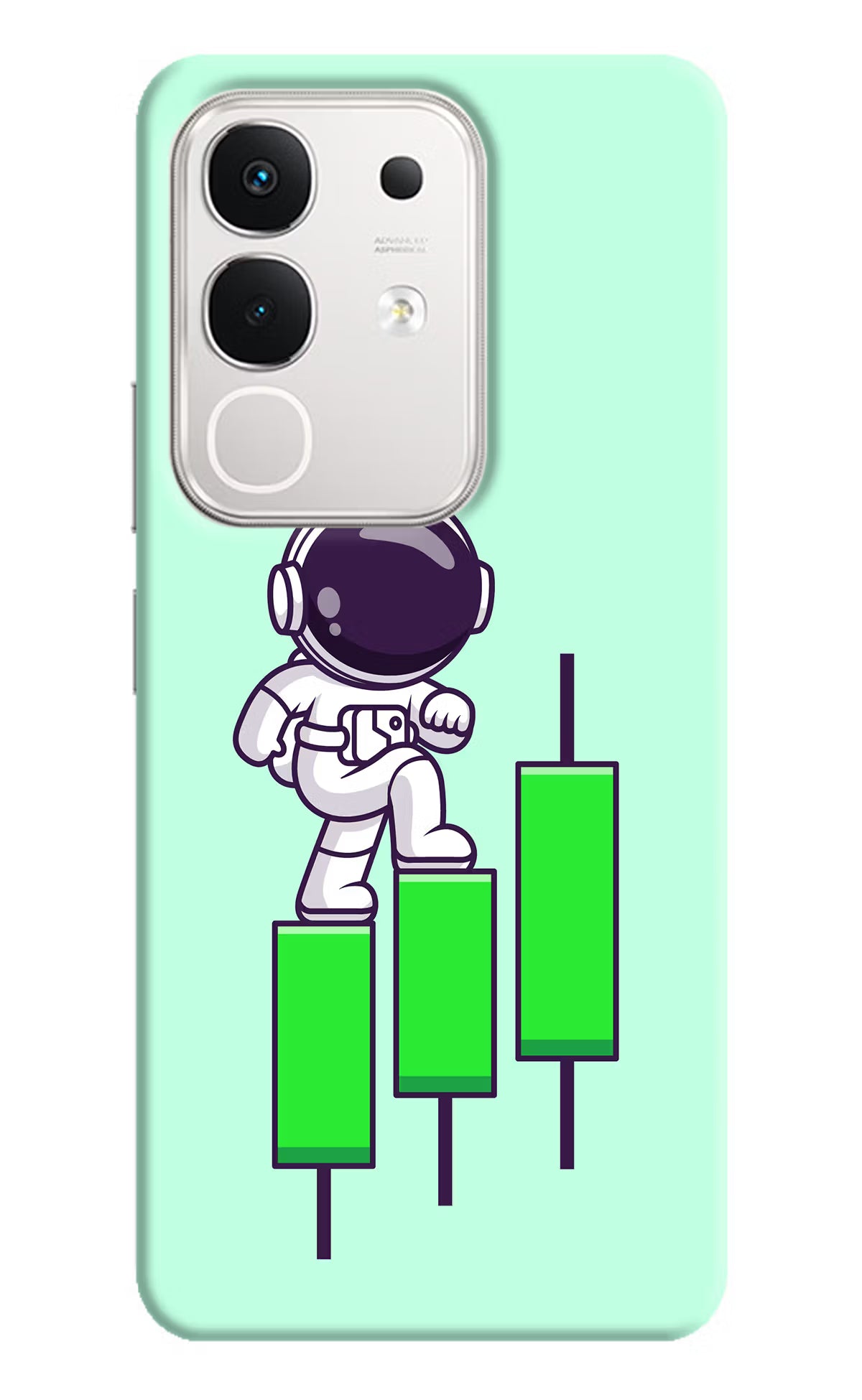 Astronaut Trader iQOO Z10x 5G Hard Case Back Cover by Casekaro