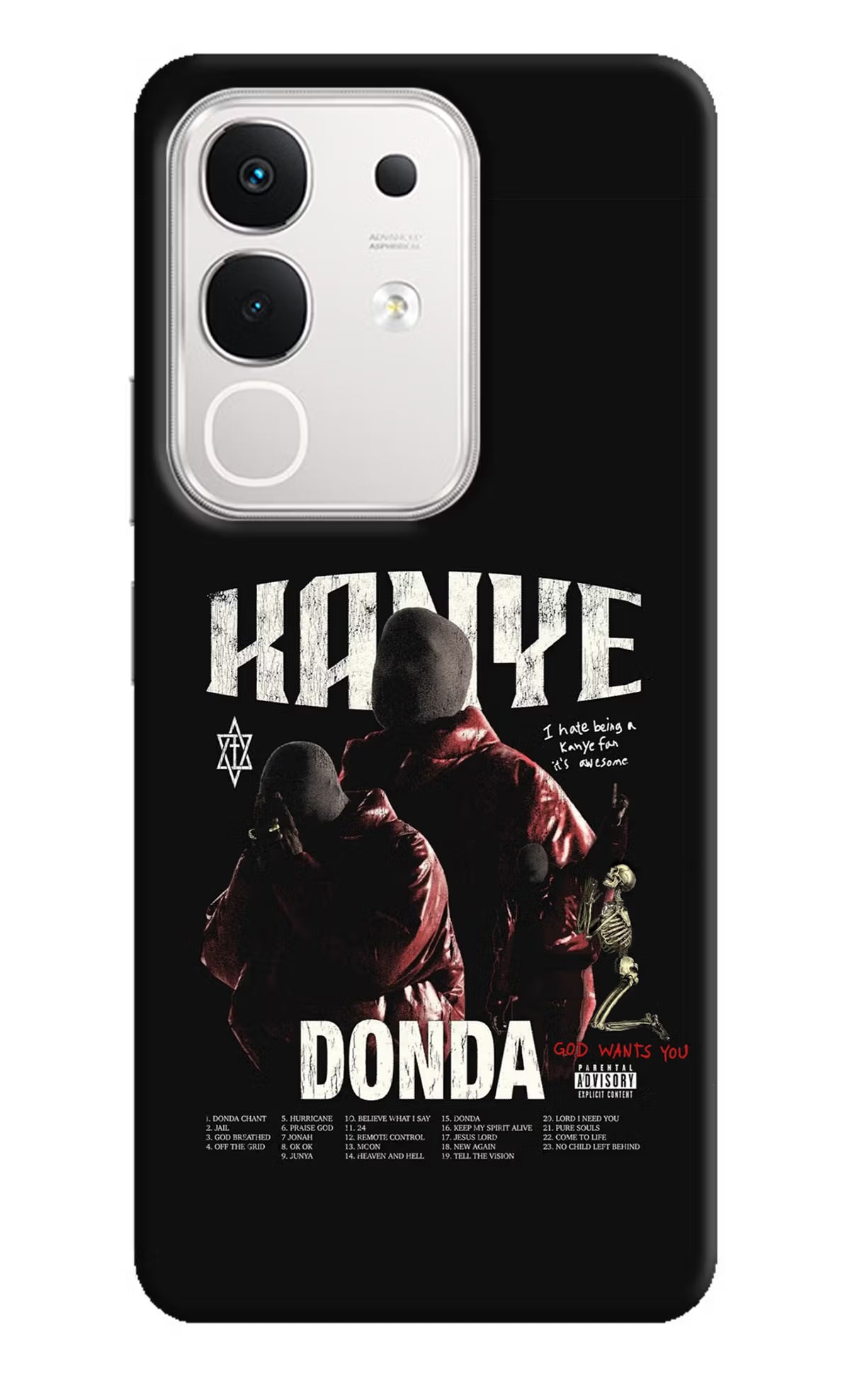 Donda Kanye West iQOO Z10x 5G Hard Case Back Cover by Casekaro