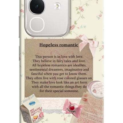 Hopeless Romantic iQOO Z10x 5G Hard Case Back Cover by Casekaro