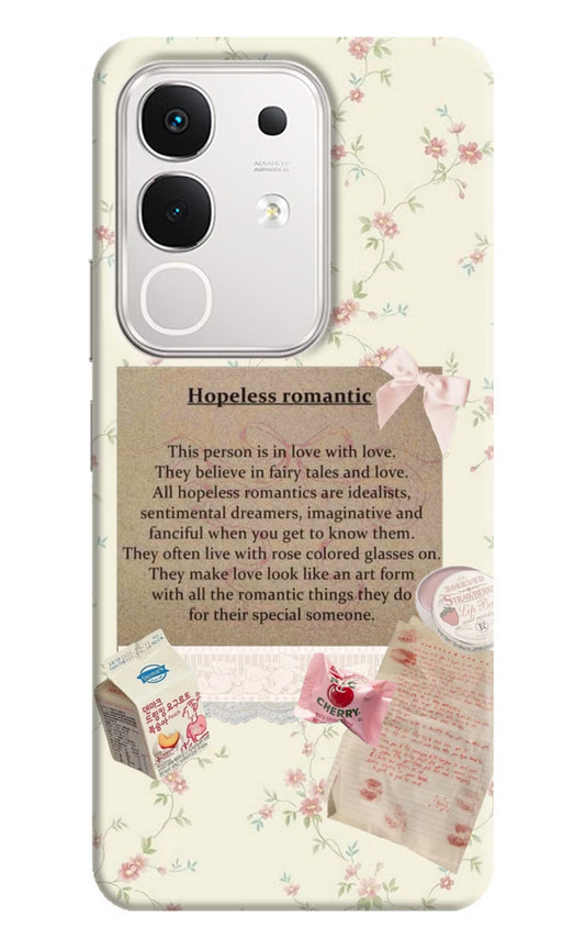 Hopeless Romantic iQOO Z10x 5G Hard Case Back Cover by Casekaro