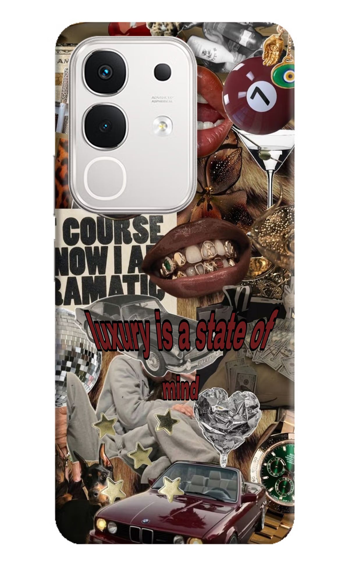 Luxury iQOO Z10x 5G Hard Case Back Cover by Casekaro