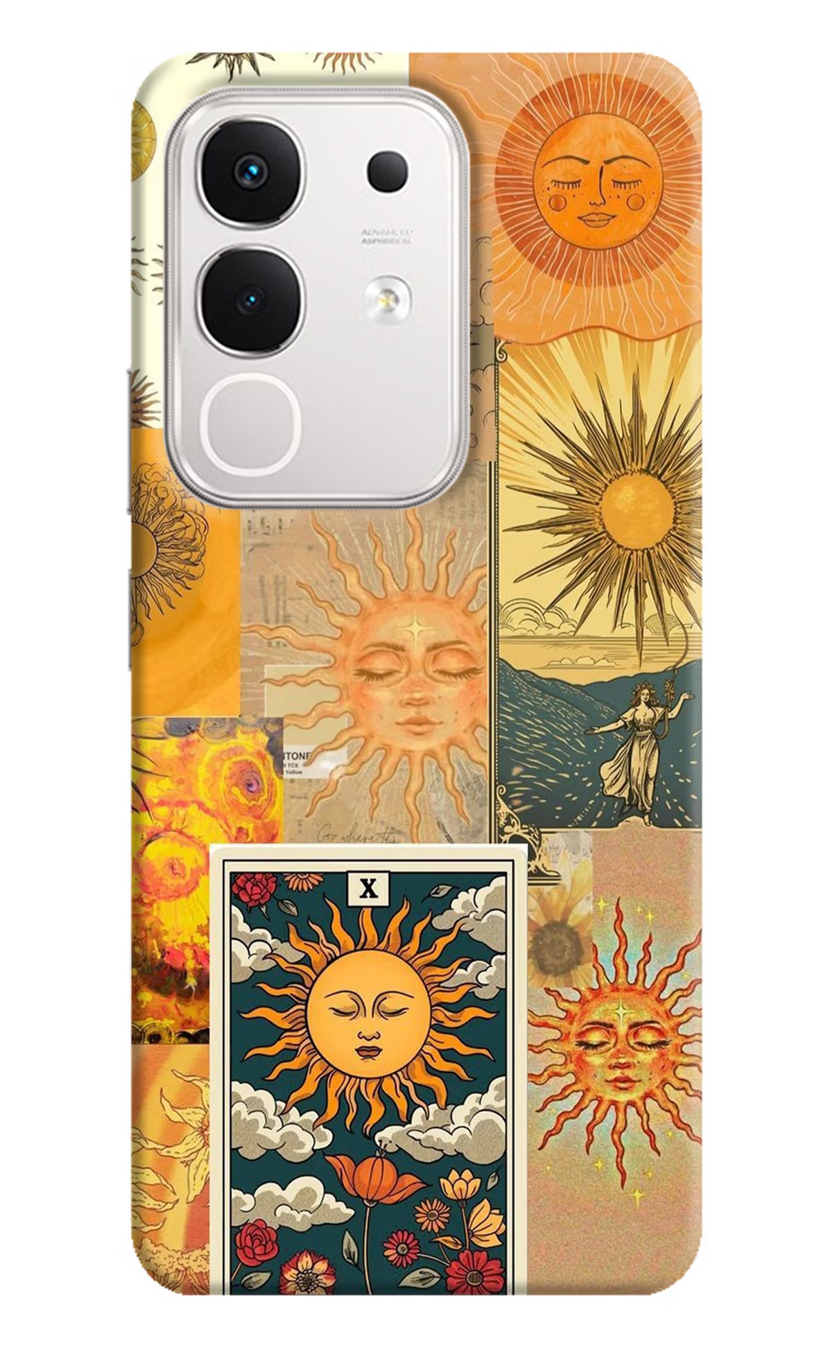 Sun iQOO Z10x 5G Hard Case Back Cover by Casekaro