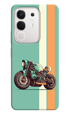 Striped Moto Drift iQOO Z10x 5G Hard Case Back Cover by Casekaro
