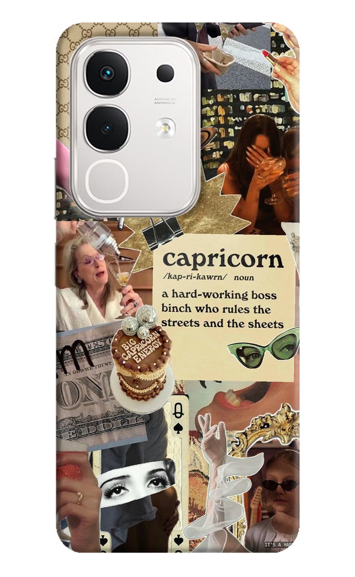 Capricorn Zodiac iQOO Z10x 5G Hard Case Back Cover by Casekaro