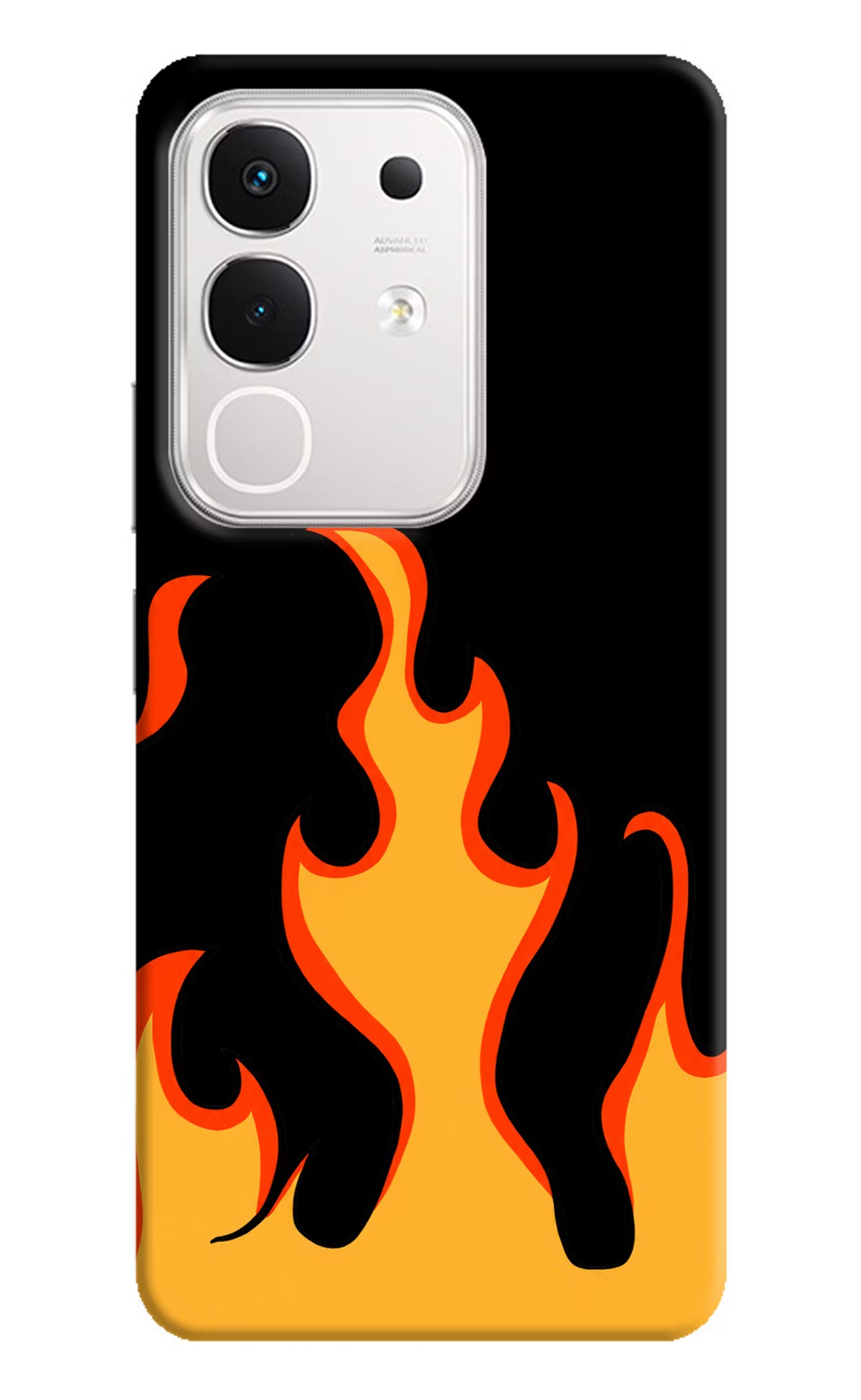 Fired Up – Black iQOO Z10x 5G Hard Case Back Cover by Casekaro