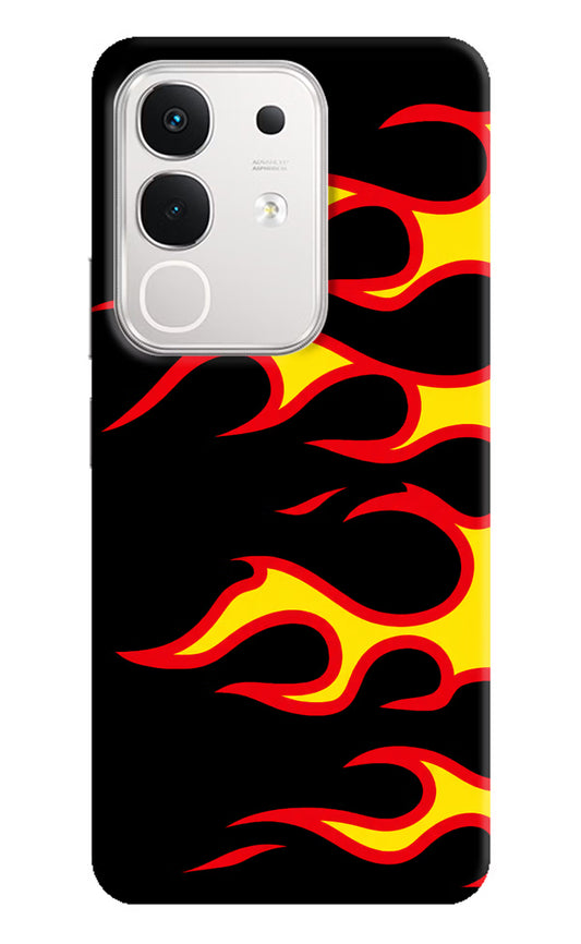 Side Sweep Flames iQOO Z10x 5G Hard Case Back Cover by Casekaro