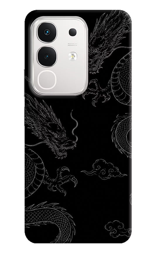 Twin Dragons iQOO Z10x 5G Hard Case Back Cover by Casekaro