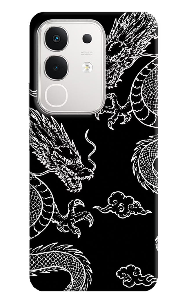 Twin Dragons iQOO Z10x 5G Hard Case Back Cover by Casekaro