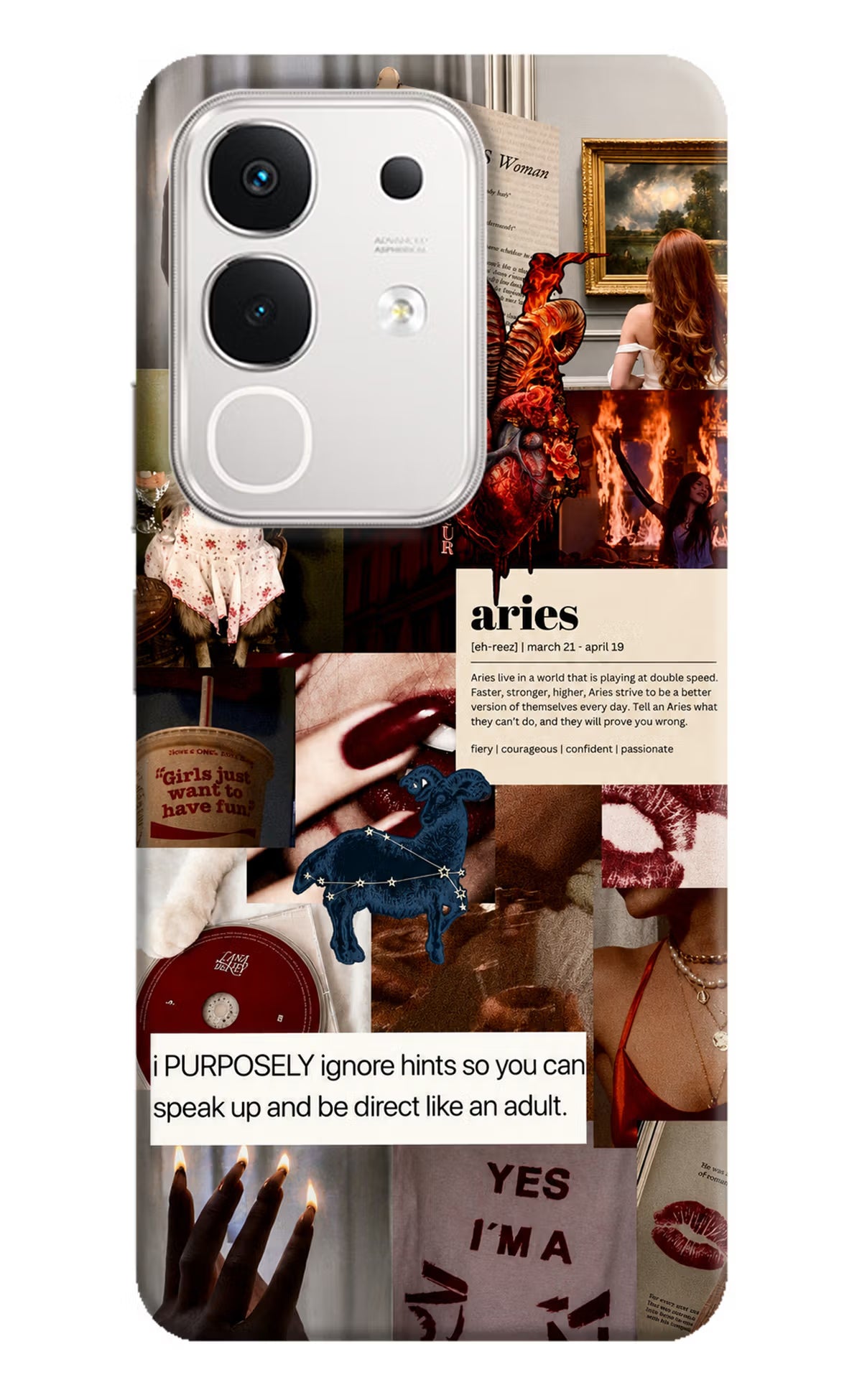 Zodiac Aries iQOO Z10x 5G Back Cover
