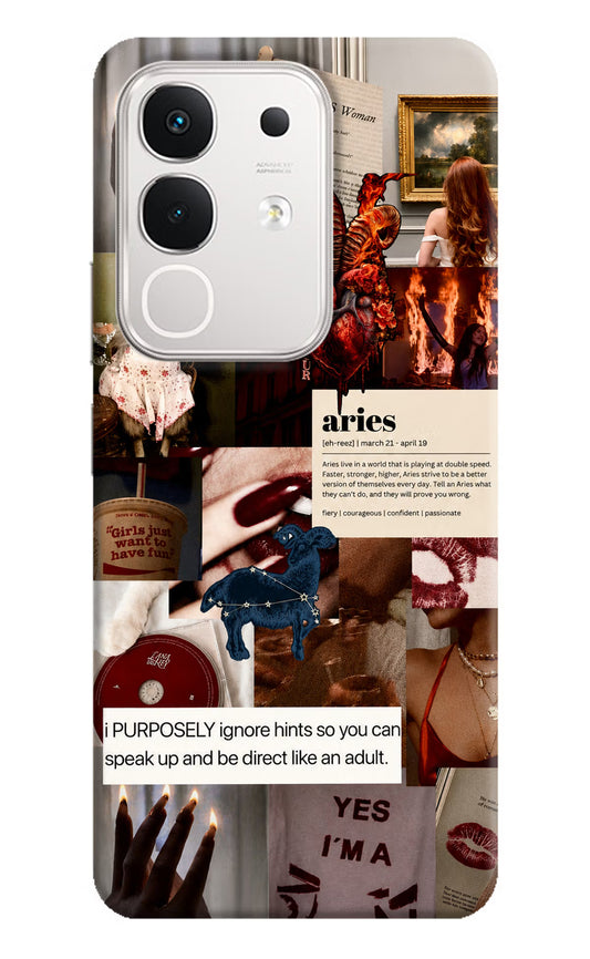 Zodiac Aries iQOO Z10x 5G Hard Case Back Cover by Casekaro