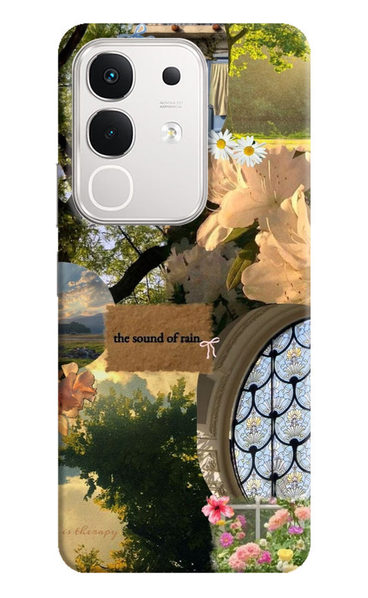 Rain iQOO Z10x 5G Hard Case Back Cover by Casekaro