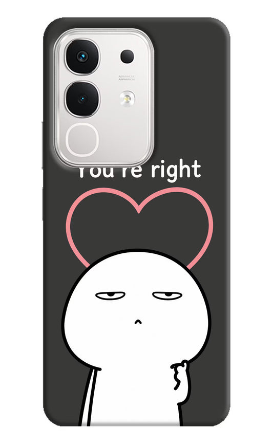 You're Right iQOO Z10x 5G Hard Case Back Cover by Casekaro