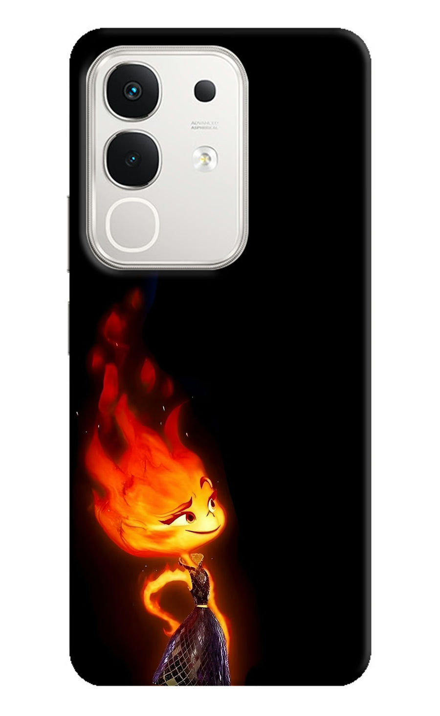 Ember Flame iQOO Z10x 5G Back Cover, Hard case