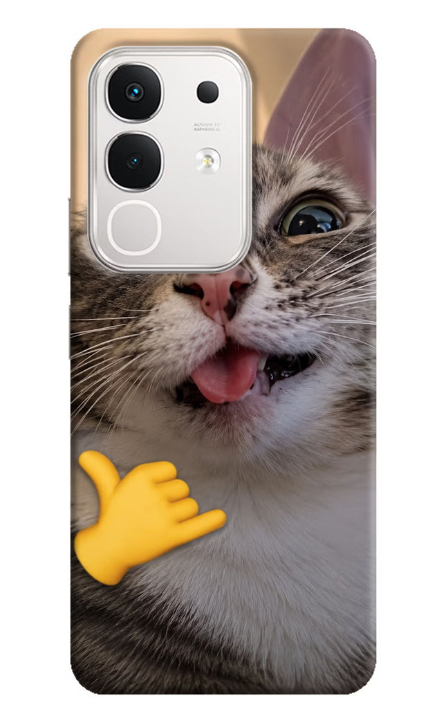 Silly Cat Call iQOO Z10x 5G Hard Case Back Cover by Casekaro