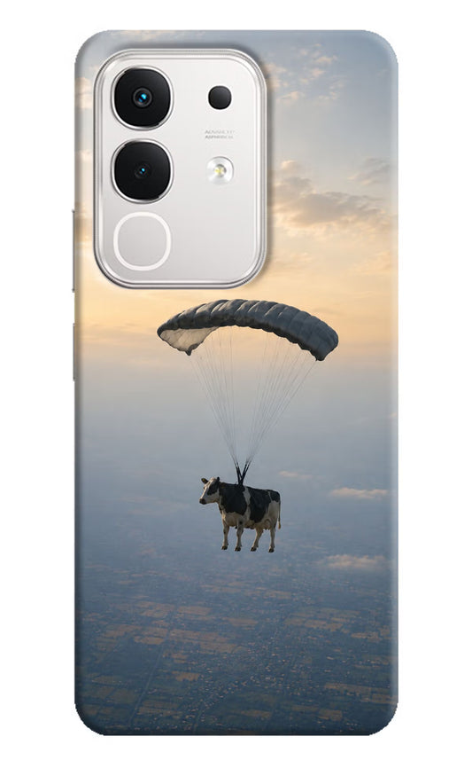 Skydiving Cow iQOO Z10x 5G Hard Case Back Cover by Casekaro