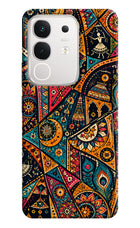 Folk Print iQOO Z10x 5G Hard Case Back Cover by Casekaro